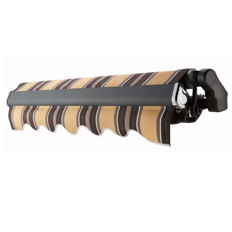 Brand Folding Arm Awning Side Bracket Outdoor Retractable Porch Aluminum Awnings Sun Canopy Awning Full Sizes