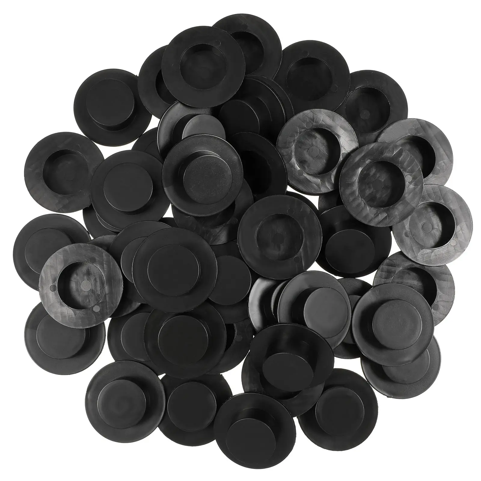 

50 Pcs Plastic Clown Hat Decoration Mini Christmas Crafts Tiny Top Hats Colored Small Snowman Black DIY Party Supplies Holiday