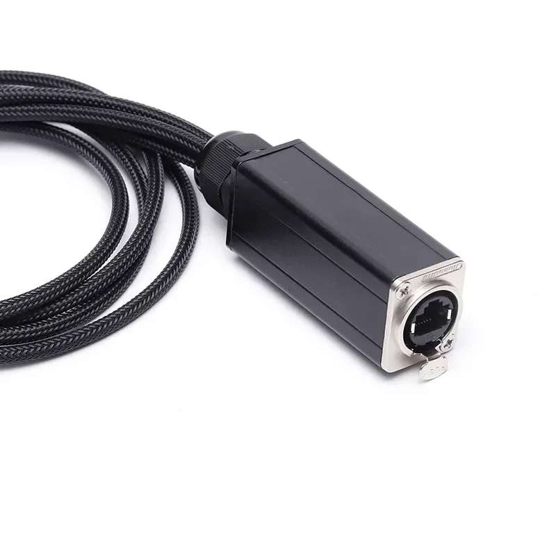 

RJ45 to 4-channel XLR audio adapter DMX512 network signal extender network cable to analog distribution