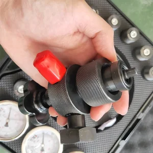 Gaz, azot için hidrolik 7'si 1 arada şarj kitinin akümülatörüne giden silindir ve basınç için bir test kiti, azotun kaldırma aleti yükü 12 gaz, azot, no. 3'te büyük satışlar