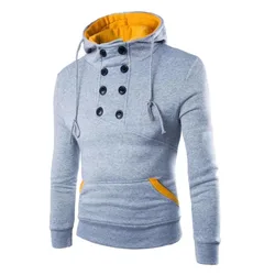 Men's Hoodie Sweatshirts for Men Pullover Spring Autumn Slim Fit Tops Sweatshirt Mens Casual Blouses Hoodie