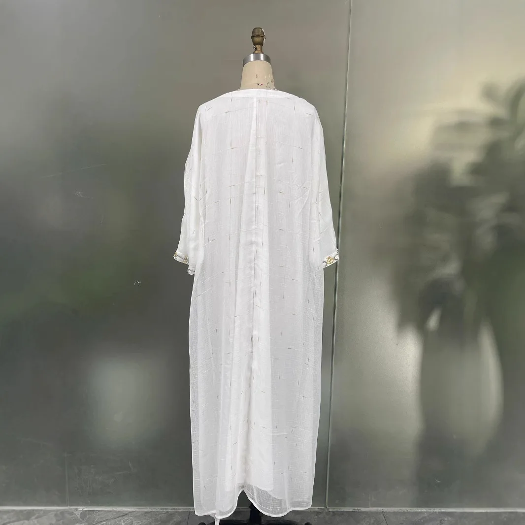 Dubai Diamonds Abayas for Women Muslim Dress Kaftan African Boubou Robe Djellaba Jalabiya Loose Caftan Marocain Femme Islamic