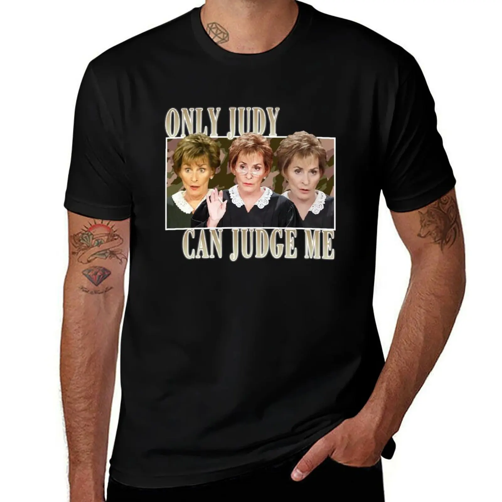 

Judy can judge me funny T-Shirt man t shirts for men men t shirt cotton 100% t shirts cotton 100% T-Shirt