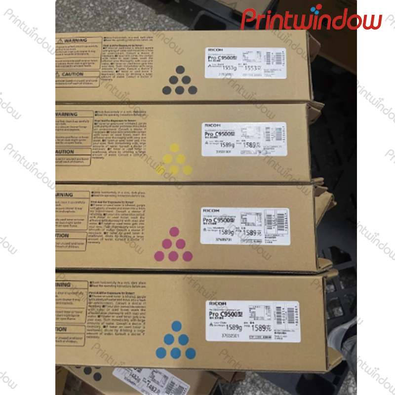 1Set 4PCS Original High-Yield Toner Cartridges For Ricoh Pro C9500 C7500 Black and Color Laser Printer Toner