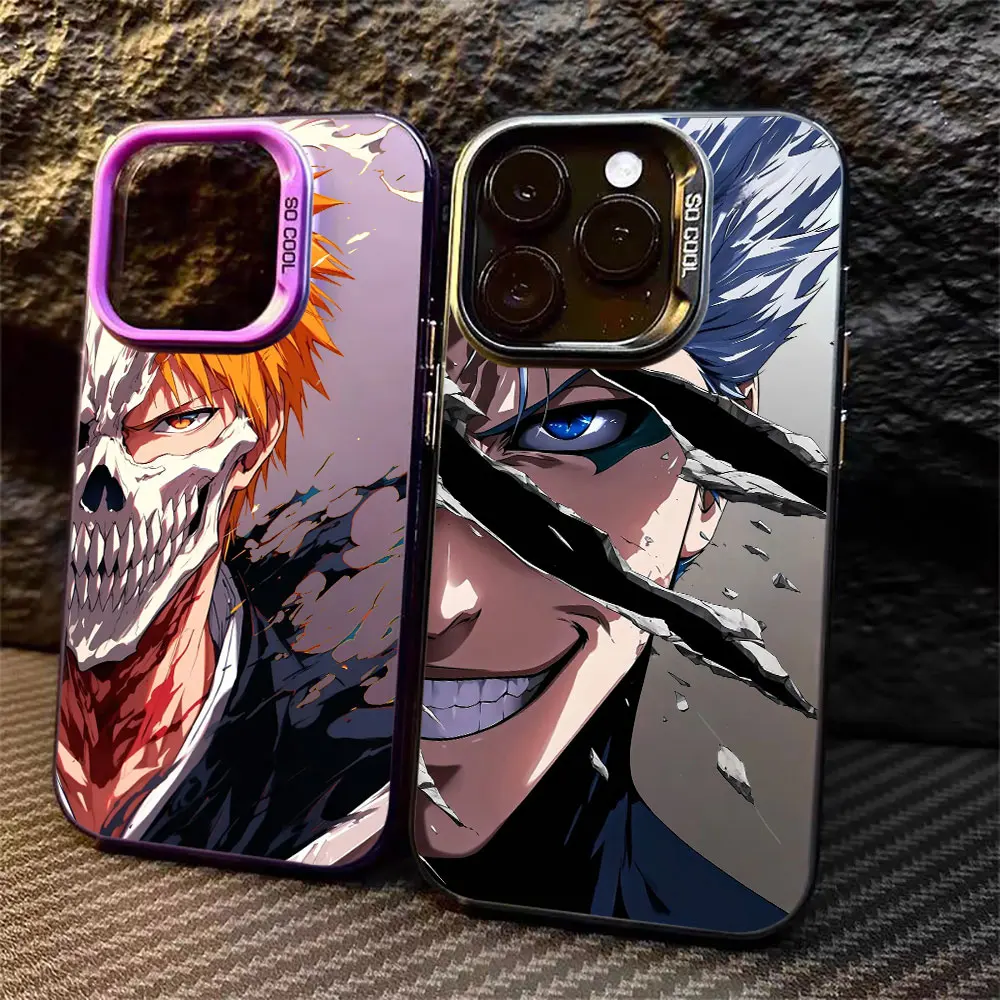 

Anime Bleach Kurosaki ichigo Coque For iPhone 17 Air 16e 16 14 15 13 12 11 Pro Max Plus Case 16 17 ProMax Shockproof Phone Cover