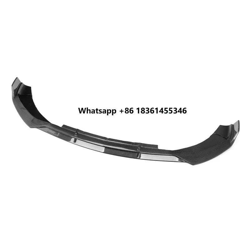 

For W206 4-Door 2022-IN B Style Carbon Fiber Rear Front Bumper Lip