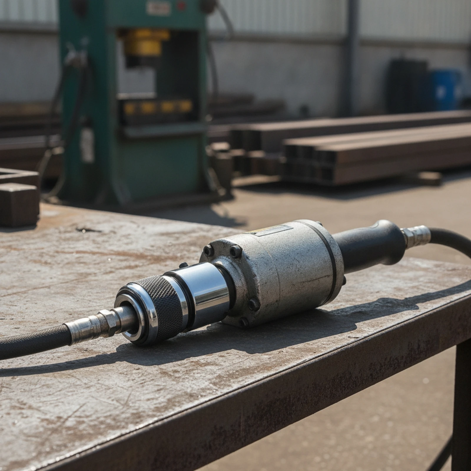Air Tool Coupler with Locking Screw Push-Fit Self-Lock Quick Connector Self-Locking Connector Leak-Proof Fitting Non-Rusting
