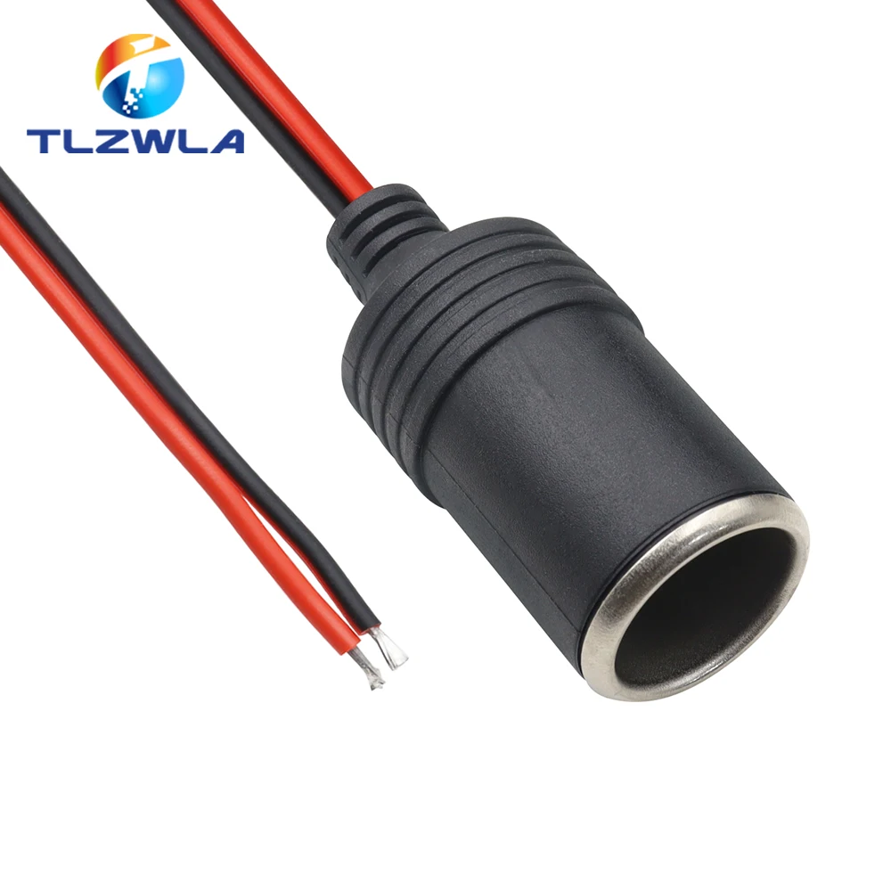 Toma de corriente de alta potencia para encendedor de cigarrillos de automóvil, 10A, 12v, 24v, 30CM de largo, 1 unidad