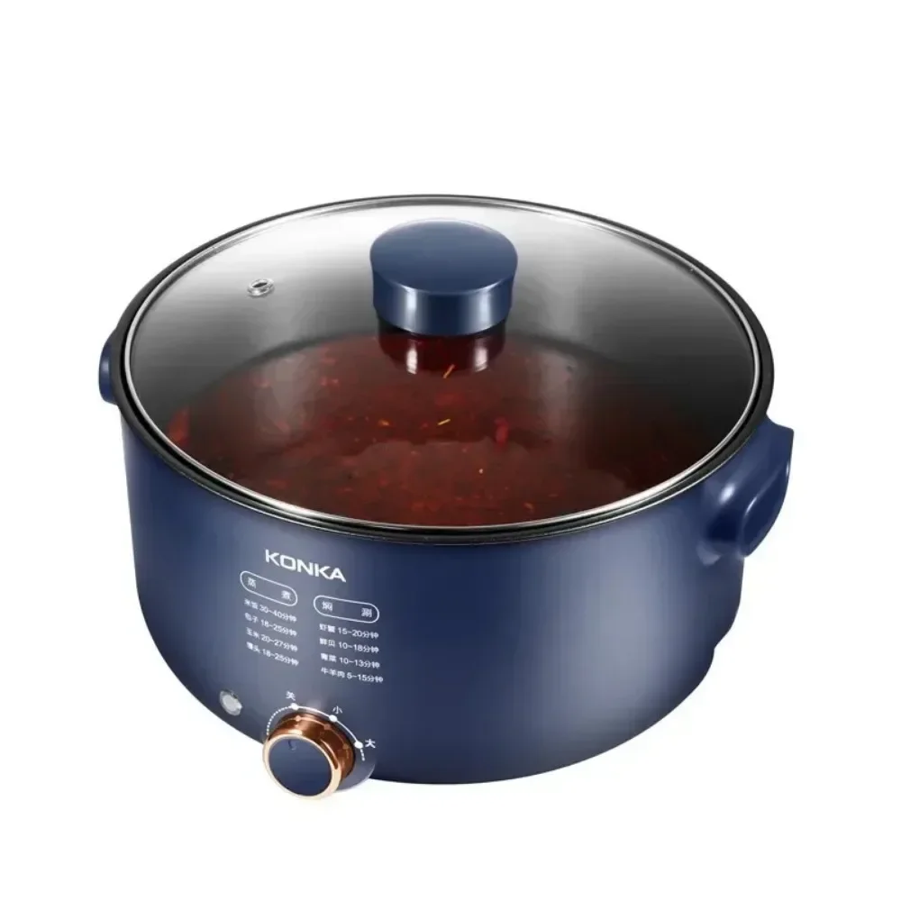 5L Electric cooker Household electric wok Multifunctional cooking pot Large capacity electric hot pot Integrated 220V