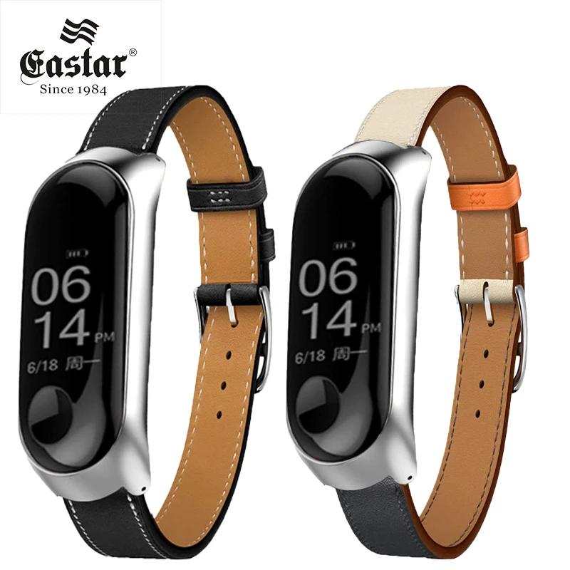 Leather Wrist Bracelet for Xiaomi Mi Band 4 5 6 Sport Strap watch wrist strap For xiaomi mi band 5 bracelet Miband 6 Strap