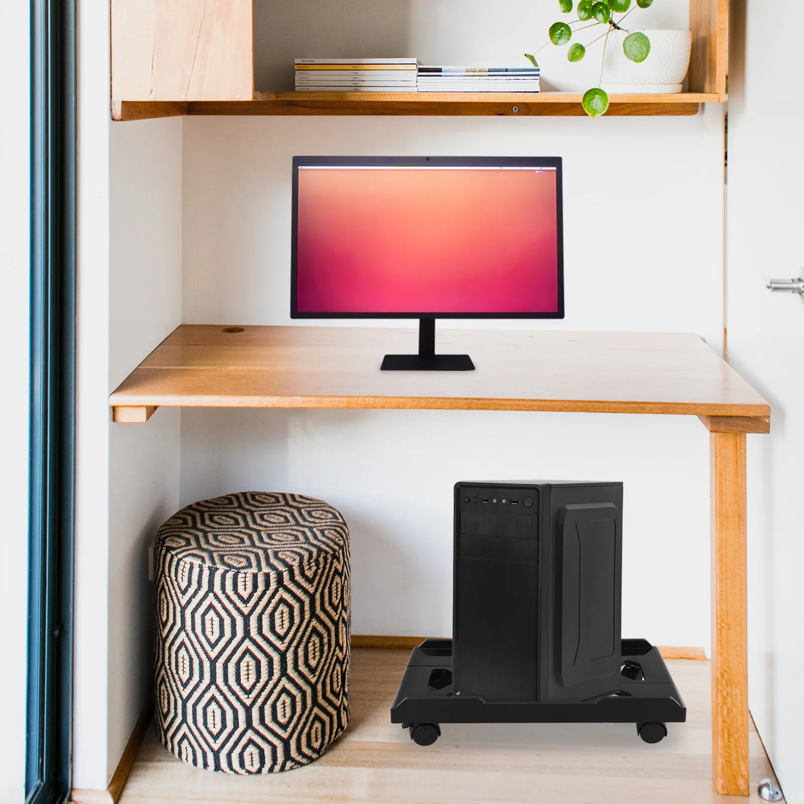 Stand Book Holder Reading Desktop Rack Adjustable Halloween Christmas New Year Desktop Tower Stand Computer Tower Holder Home
