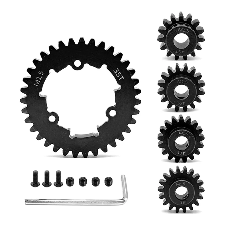 1.5 Modulus 35T Spur Gear M1.5 Gear Suit 6447X 6448X for 1/5 6S 8S 1/6 XRT RC Car Upgrade Parts