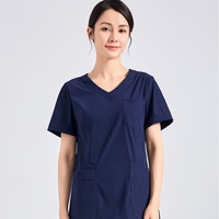 Unisex Thin Surgical Gowns Quick Drying Summer Women Hand Washing Clothes Doctor Men Work Uniform Short Sleeve Dentist Top Pants