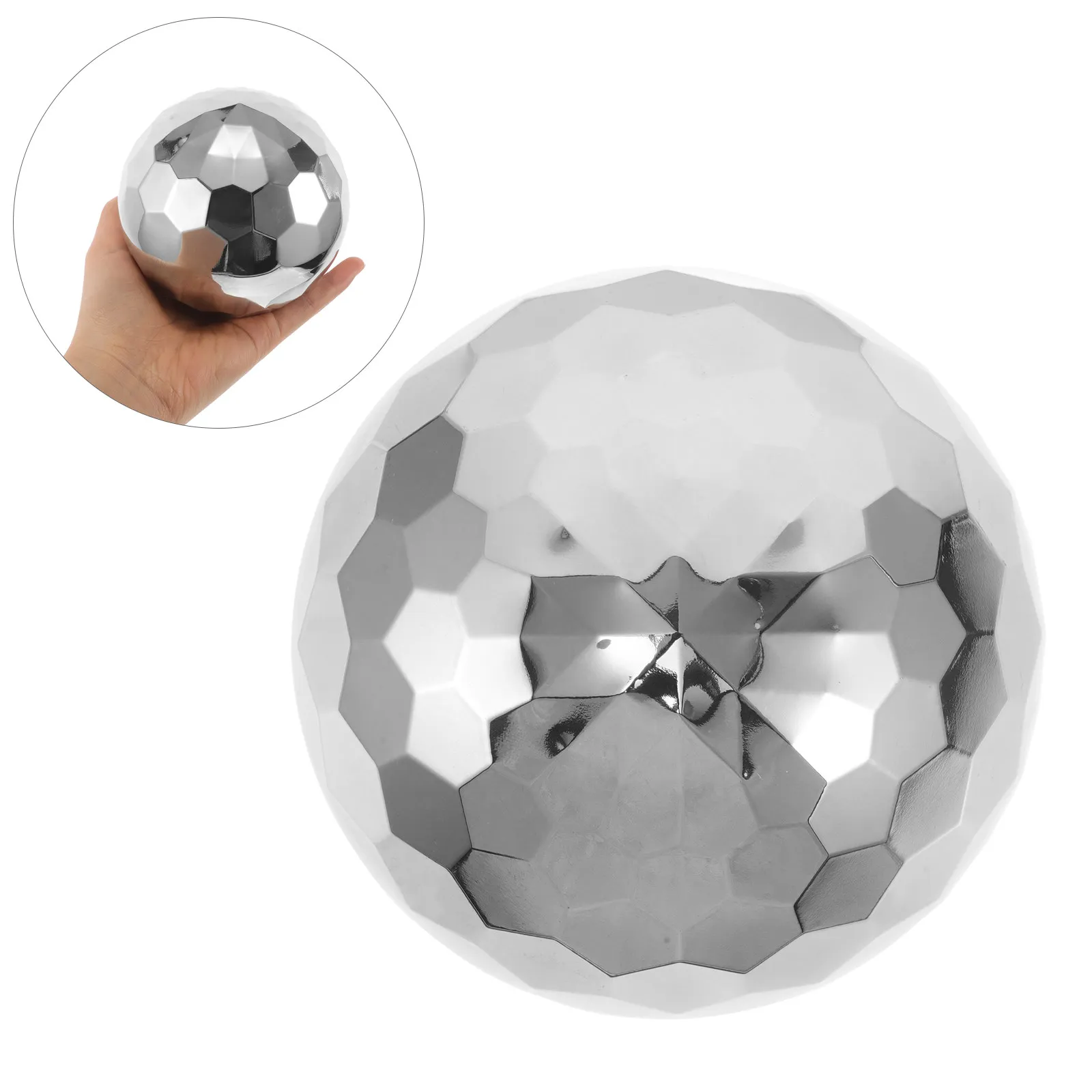 4 Inch Mirror Polished Stainless Steel Gazing Globe Hollow Reflective Sphere Garden Decoration Ball for Outdoor Yard Pond Patio