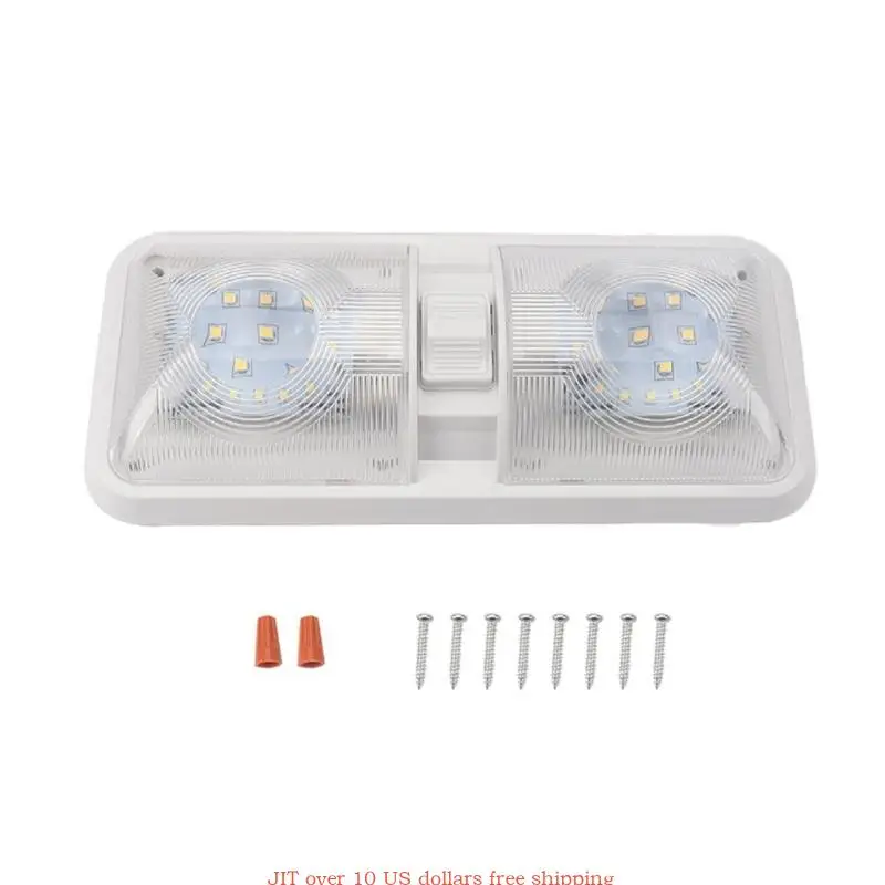 

12V LED Light Trailer Accessories Double Dome Light Interior Lighting for Marine