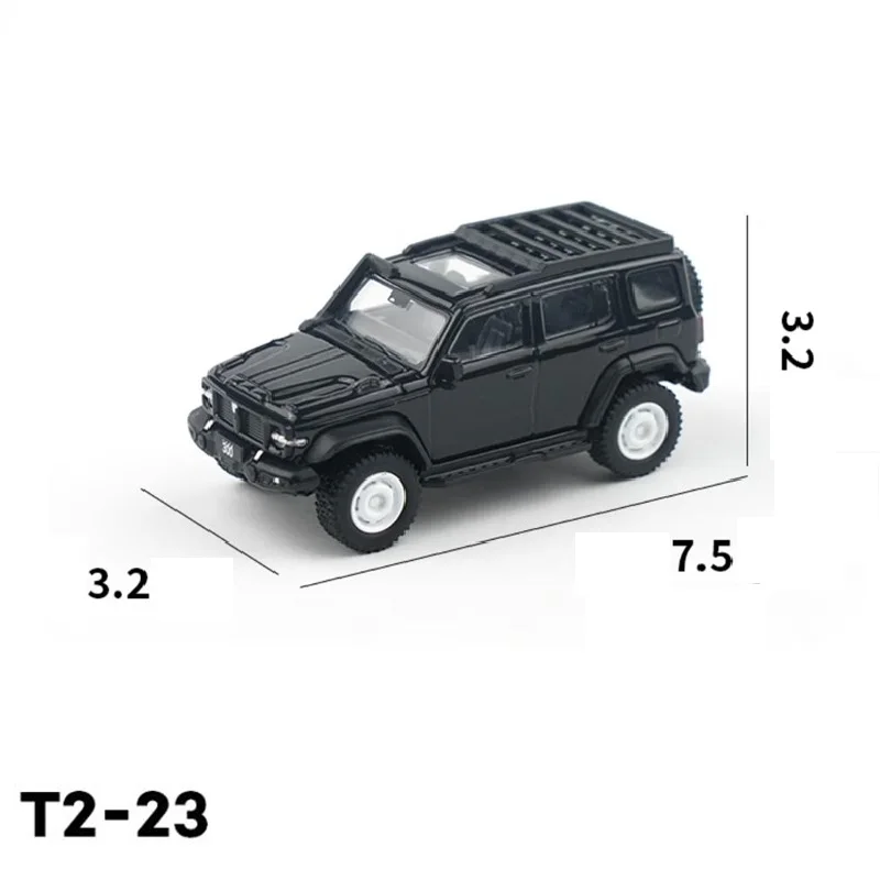 Xcartoys 1:64 Tank300 Iron Cavalry 02 T2-23 Black Alloy Simulation Model Car