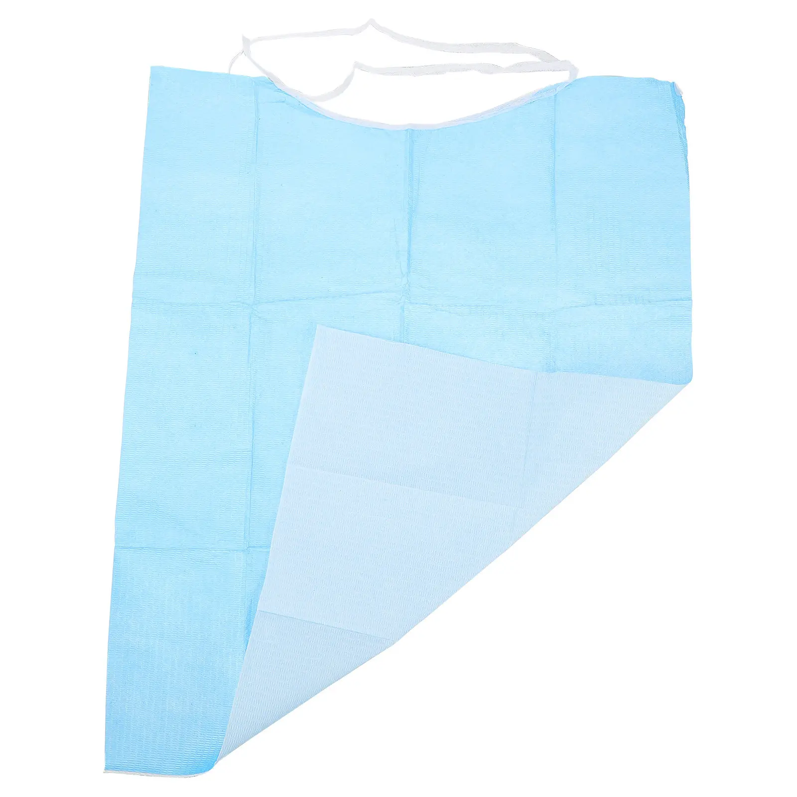 120Pcs Waterproof Feeding Bibs for Elders Premium PVC Disposable Saliva Towels 3-Layer Absorbent Quick-Dry Skin-Friendly Nursing