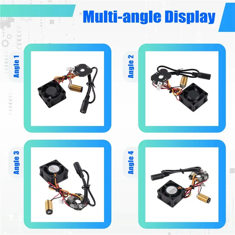 ABKJ-White Laser For Car Light For Car Light, Searchlight, 12V, Blue To White, High Brightness High-Power Laser Module