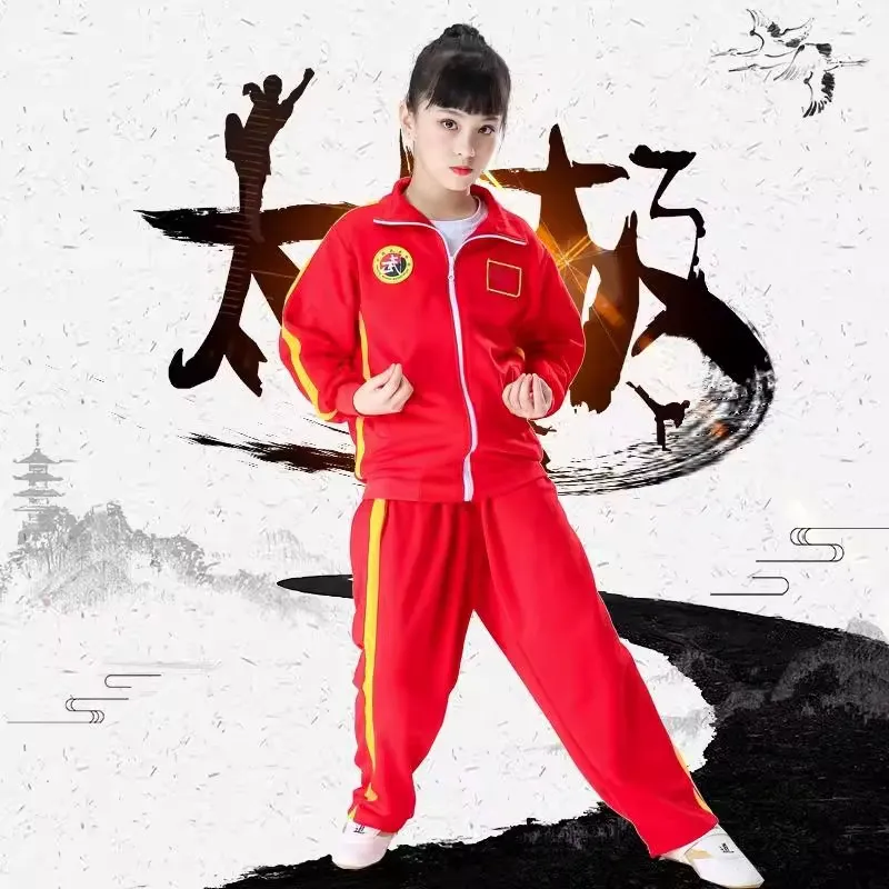New Unisex Kids Breathable Martial Arts Sanda Performance Costume for Daily Training Sport Competition and Stage Performance