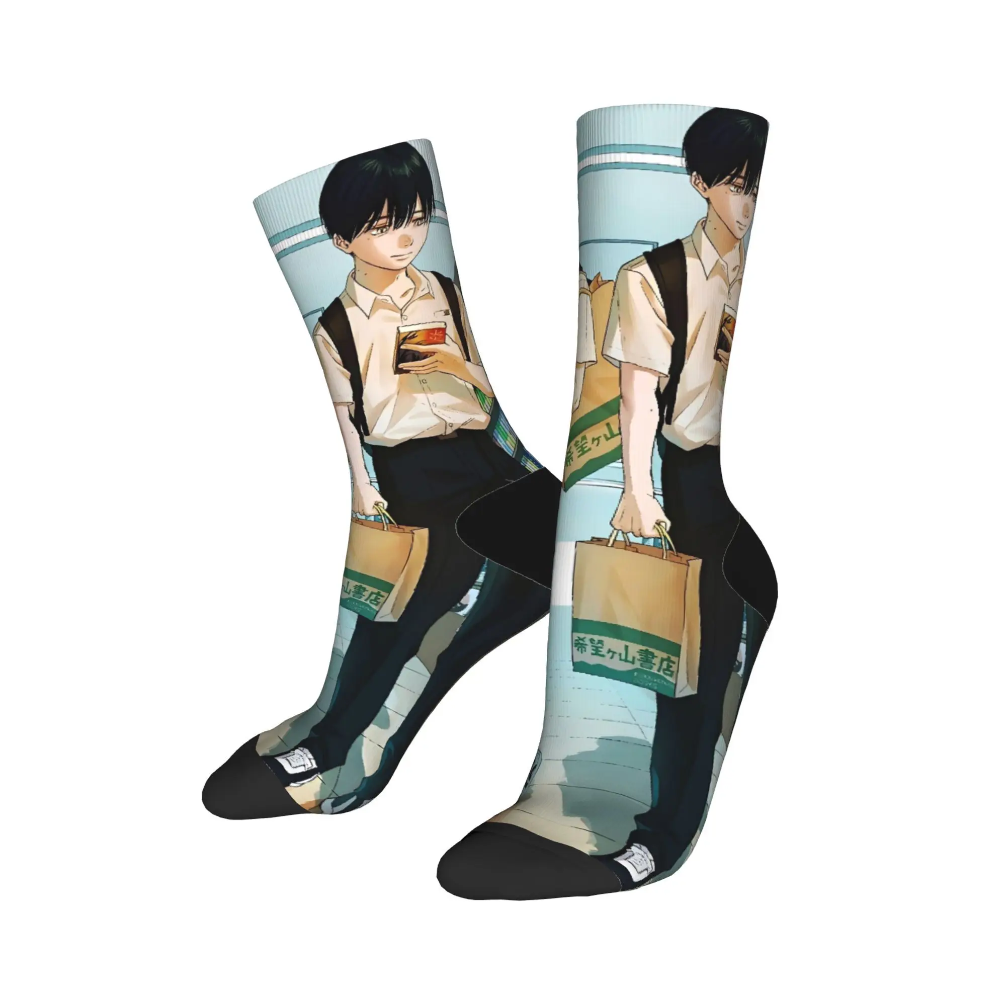 الصيف Hikaru Died الجوارب جوارب الربيع عادية الرجال متوسطة جوارب ناعمة نمط الرياضة في الهواء الطلق المضادة للانزلاق الجوارب