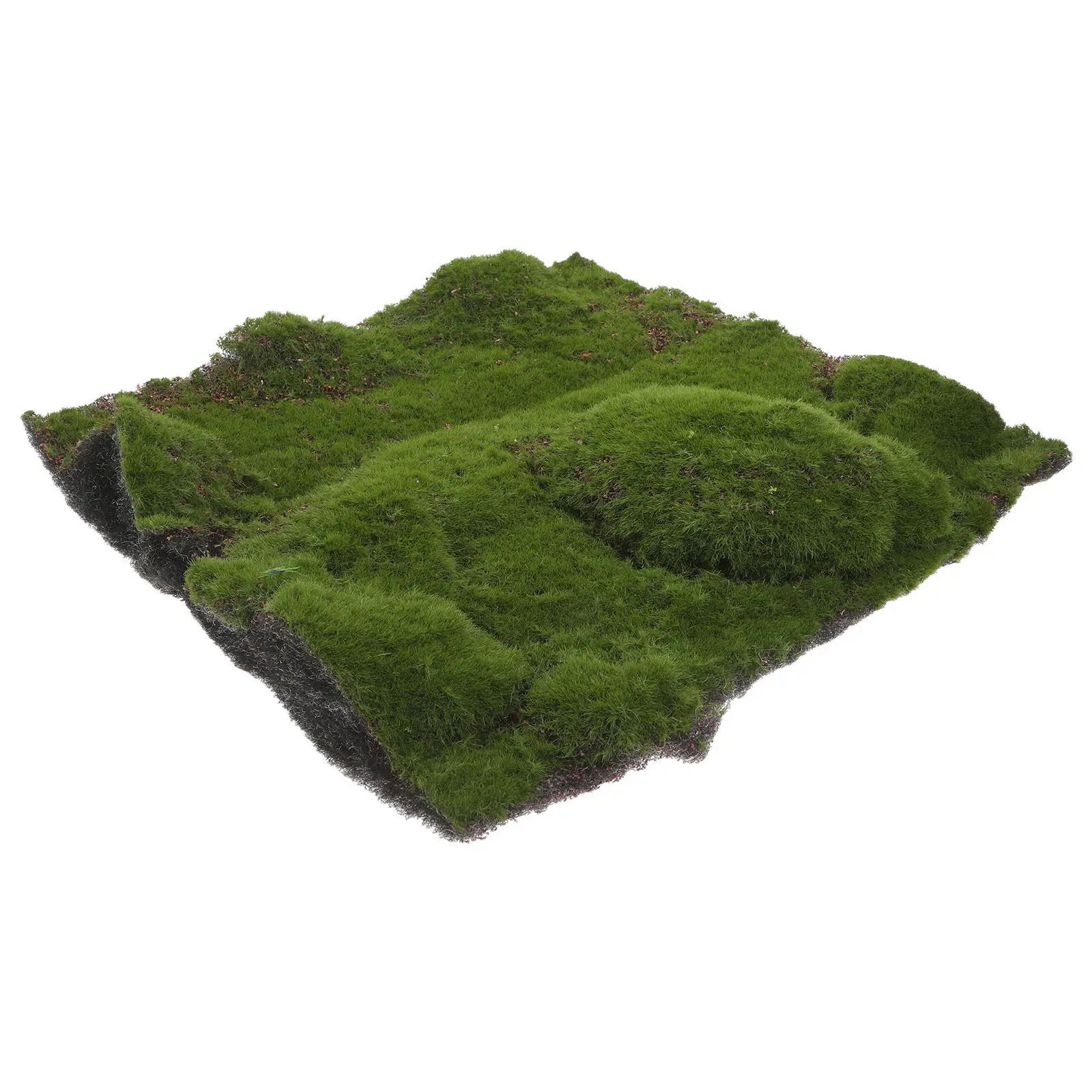 Faux Moss Artificial Turf Grass Pad 30Cm X 30Cm Realistic Moss Rug for Garden Decor Miniature Landscape Craft Projects Indoor