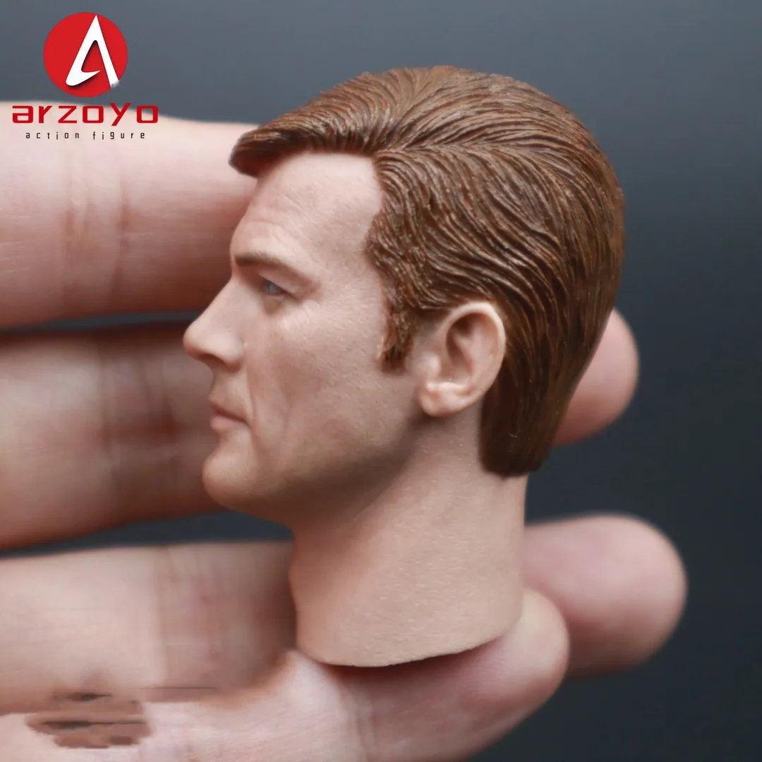 IN VOORRAAD 1/6 Britse Infanterie Mannelijke Soldaat Head Sculpt Carving Leger Model Fit 12 ''Soldaat Action Figure Body poppen