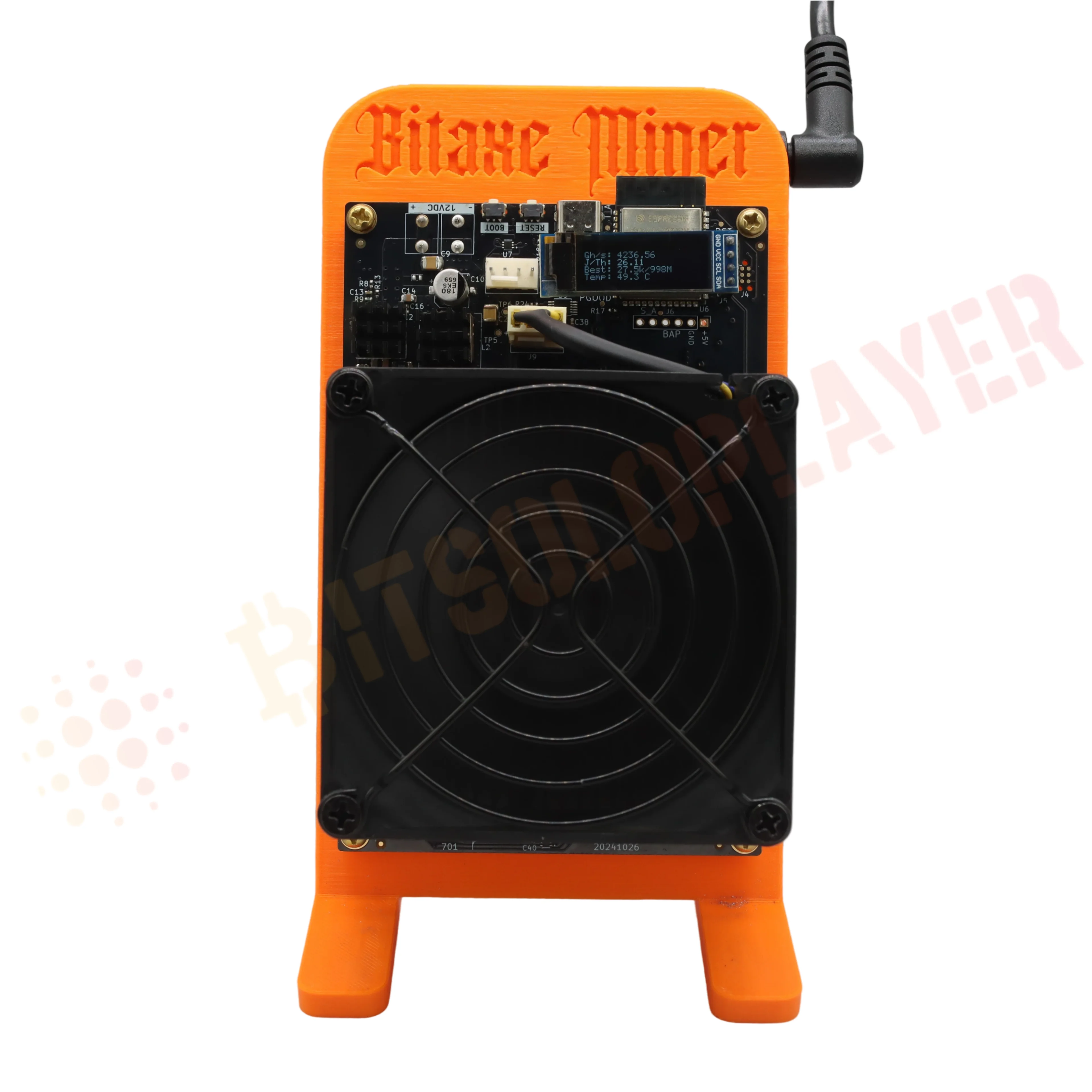 Bitaxe SupraHex 702 4.2Th/s 90W BM1368 Asic Chip minero Bitcoin de código abierto minero solo con fuente de alimentación de 120W