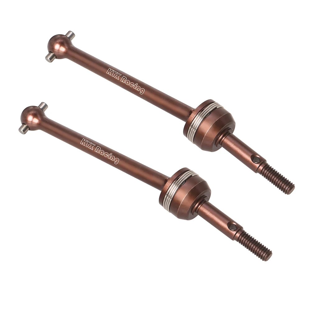 KYX Racing Hard Steel Rear CVD Drive Shaft Upgrades Parts Accessories for 1/10 RC Car Tamiya DT04 Fighter NXGEN