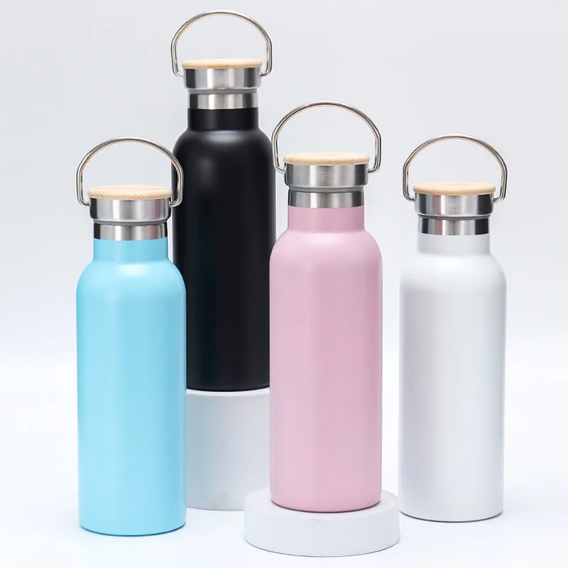 500/750 Thermos Mug Portable Stainless Steel Thermal Insulation Straight Cup Thermal Water Bottle Tumbler Thermocup 1pcs