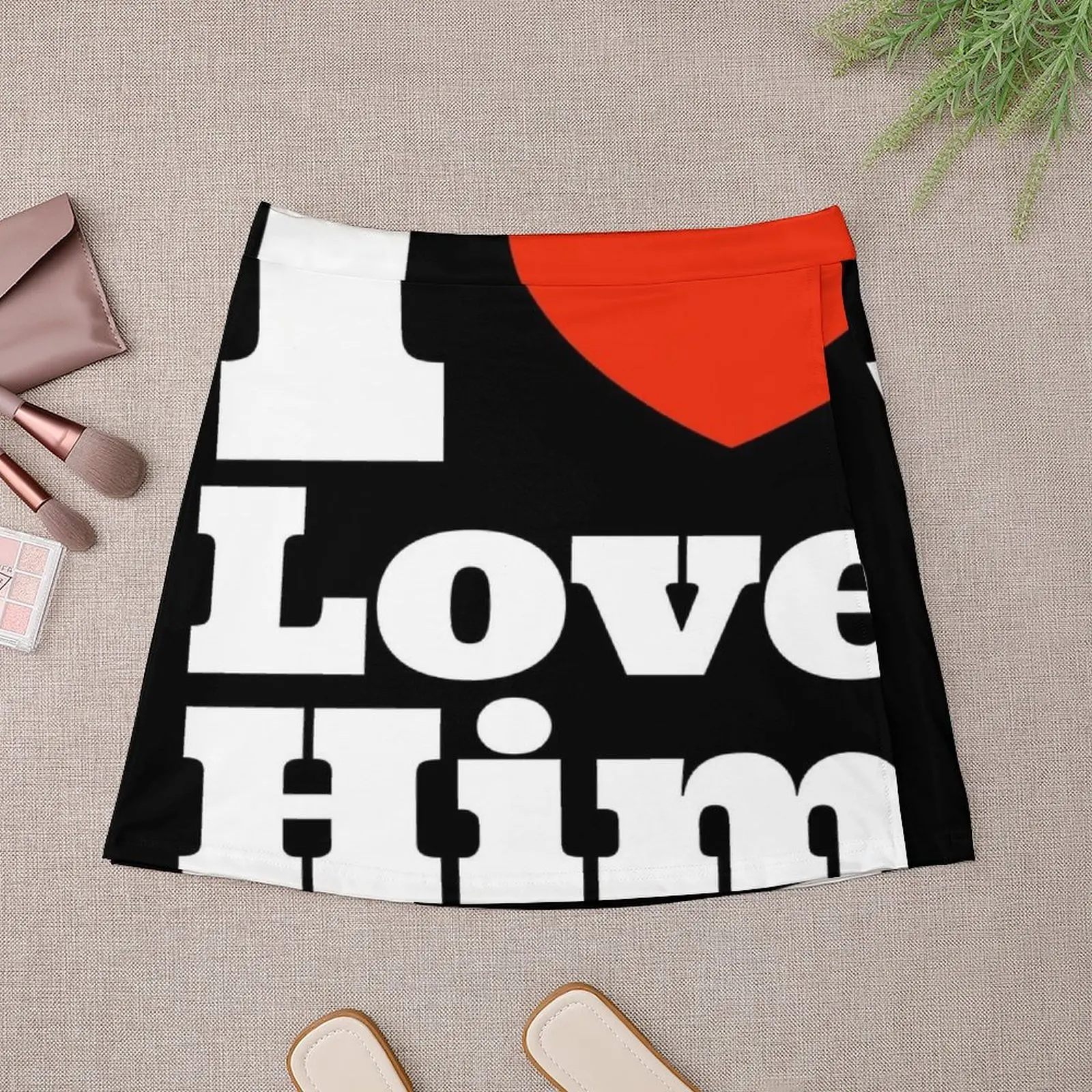 I love Him Funny Valentine's gift Mini Skirt new in clothes skirt for women