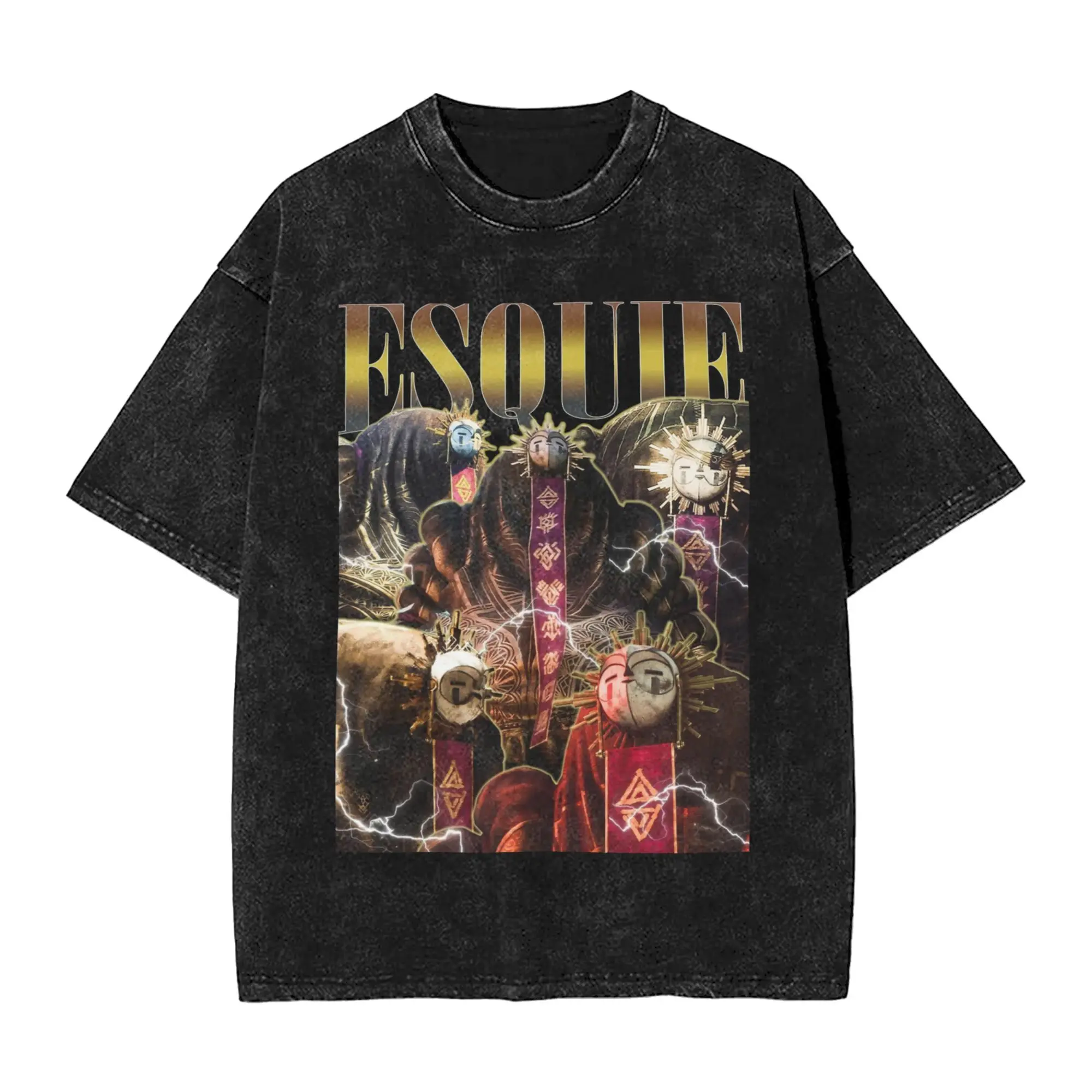 

Esquie Expedition 33 Video Game T-Shirt Summer Y2K Basic T-Shirts Cotton Fashion Tshirt For Men Short Sleeve Print Top Tees