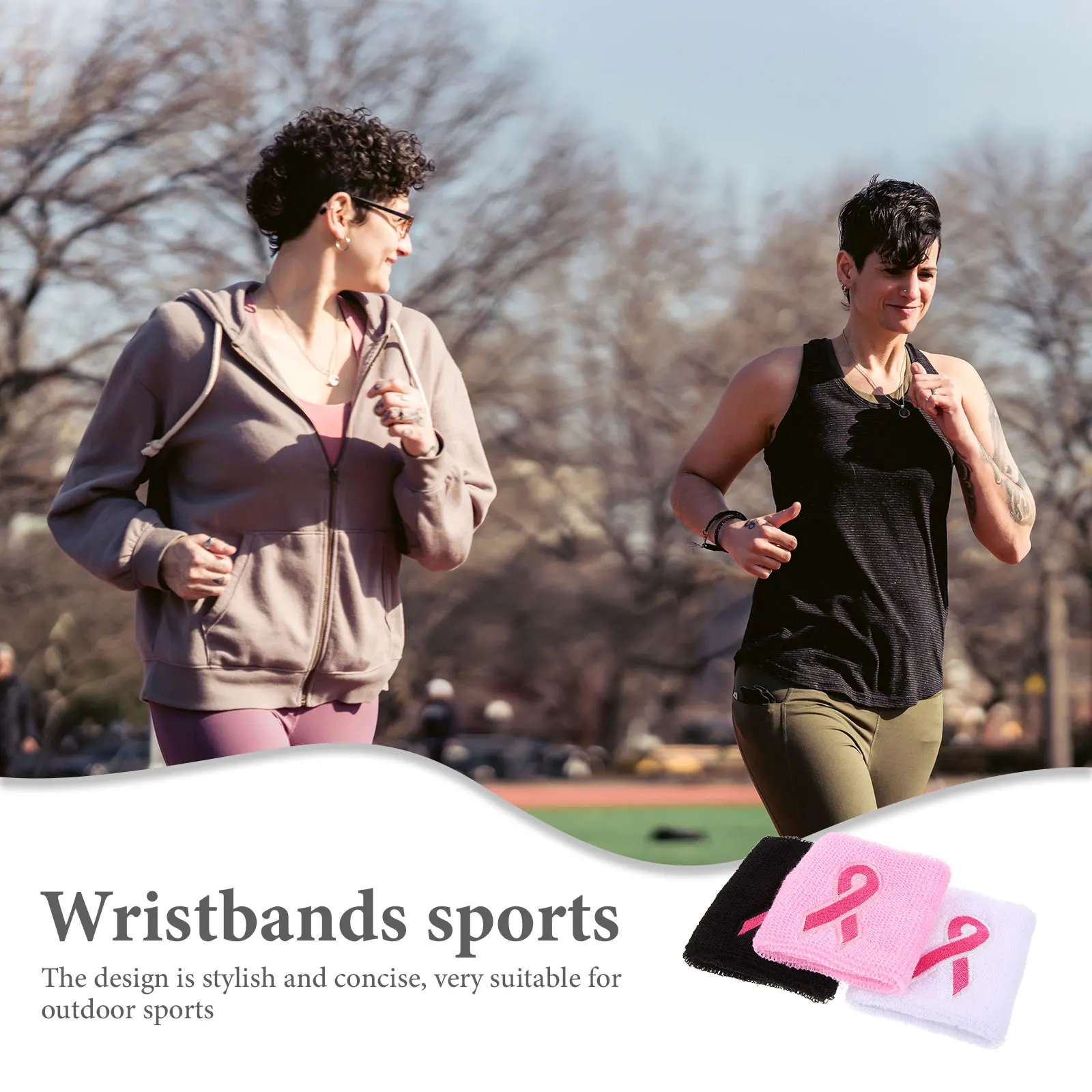 

6pcs Elastic Wristbands Sports Supplies Breathable Support Wrist Protector For Football Play Youth Sports Workout Sweatbands