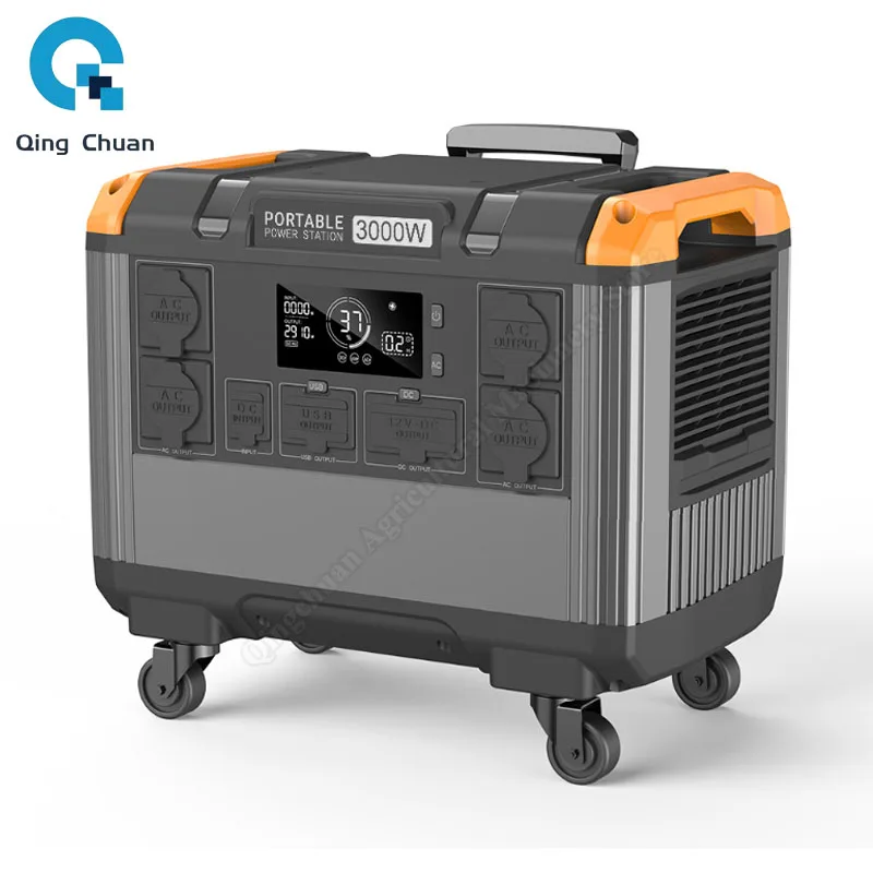 

Charging Power Source 3000W Solar Mobile Power Outdoor 110V/220V Self-Drive Home Outage Backup UPS Uninterruptible Recharger