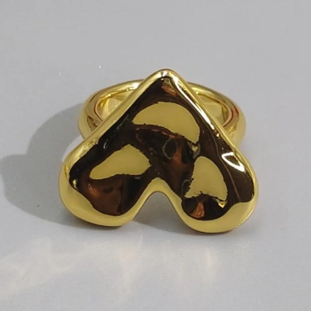 Women's Chunky Gold Silver Plated Butterfly Heart Star Statement Ring