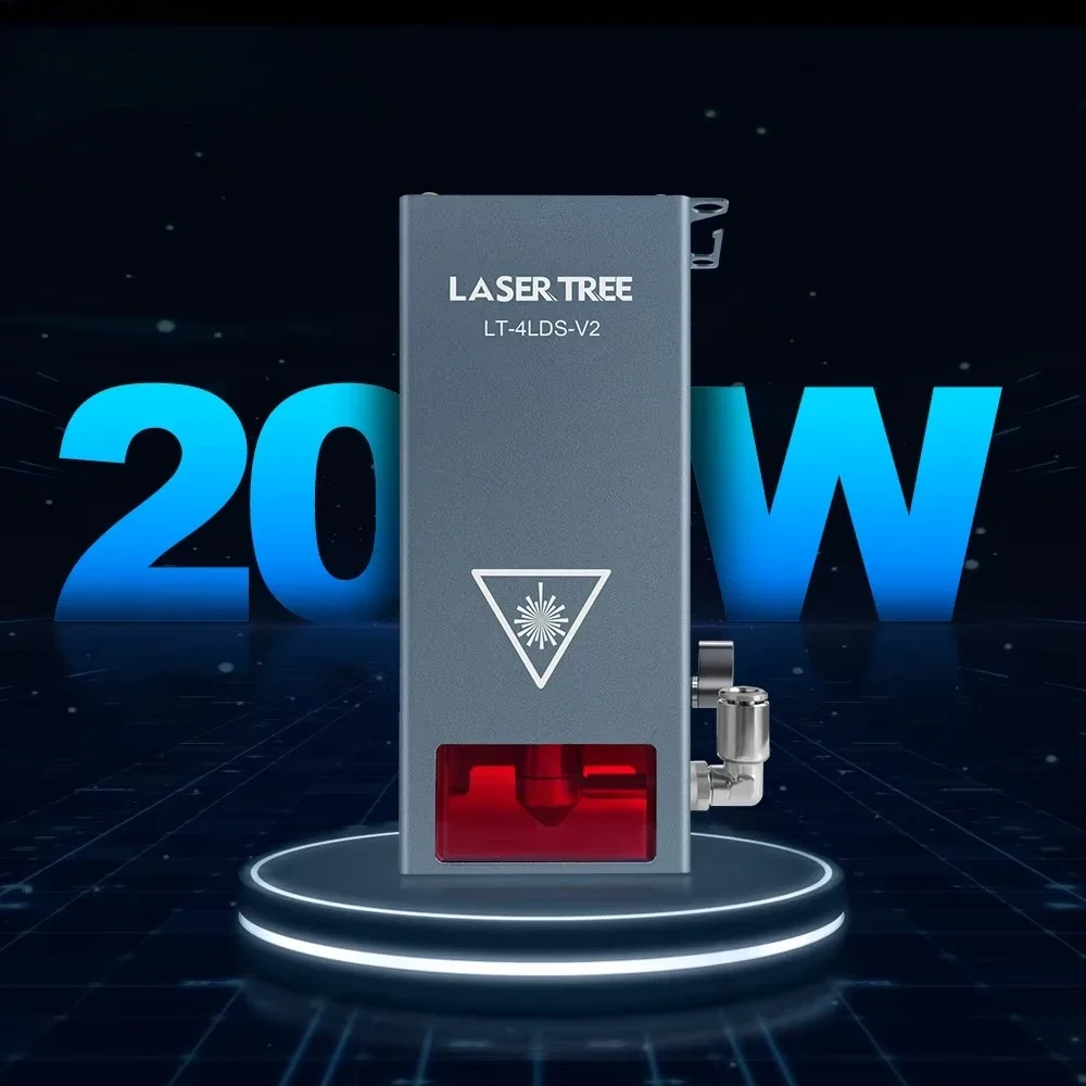 4LDS-V2 20W Optical Power Laser Engraver Module with Air Assist  Laser  Head Equipment Parts for Cutting Wood