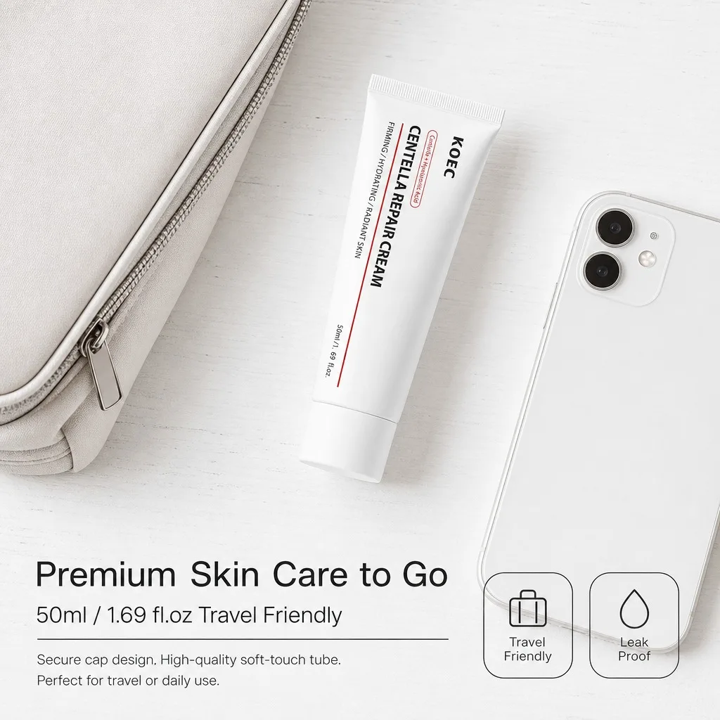 Hydrating Firming Face Cream Centella Repair Moisturizer Radiant Skin Care Hyaluronic Acid 50ml