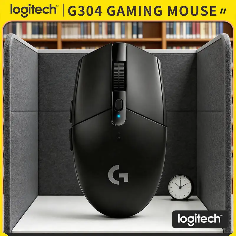 

Logitech G304 LIGHTSPEED Wireless Gaming Mouse 12000 DPI HERO Sensor 1ms Latency 250hr Battery Durable Design Gamers