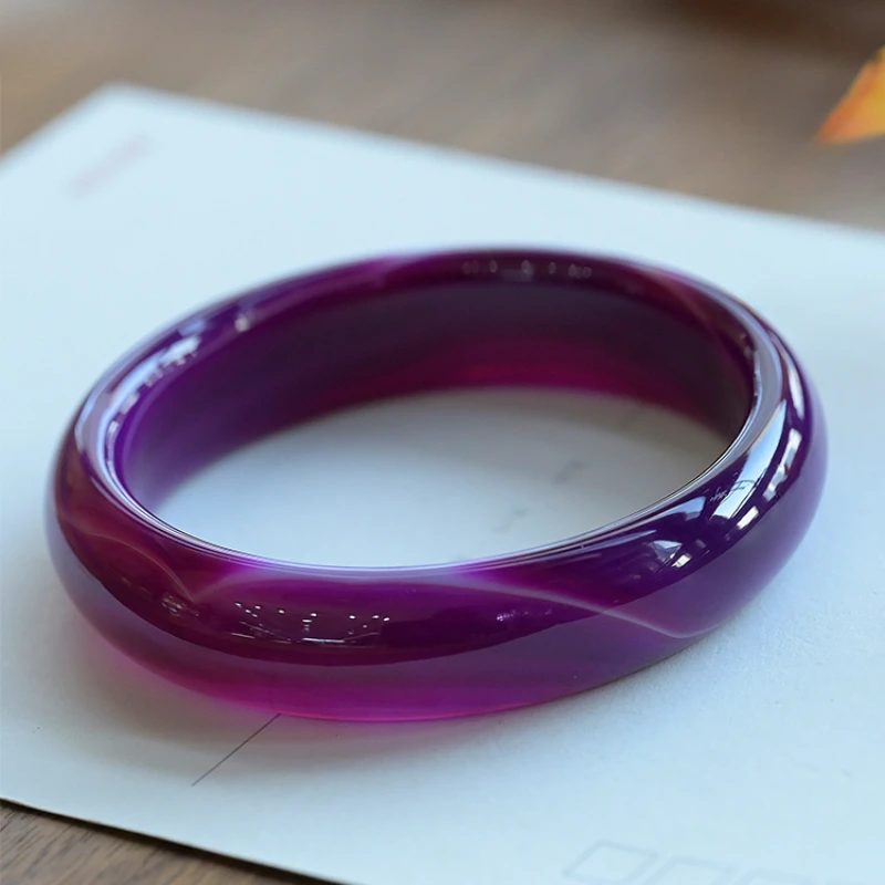 

Female Dream Purple Bracelet Vintage Jade Bracelet Purple Starry Sky Gift