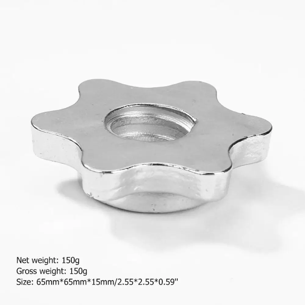 Solid Steel Clamps Dumbell Dumbell Accessory Spin-lock Fixed Dumbbell Dumbell Nut Collar Screw Hexagon Nut Barbell Bar