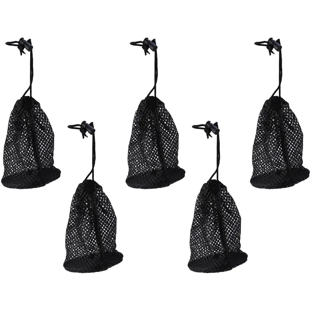 

Сетчатая сумка для мячей для гольфа, 5 шт., на шнурке, большая вместимость, для хранения теннисных, бейсбольных и бадминтонных мячей