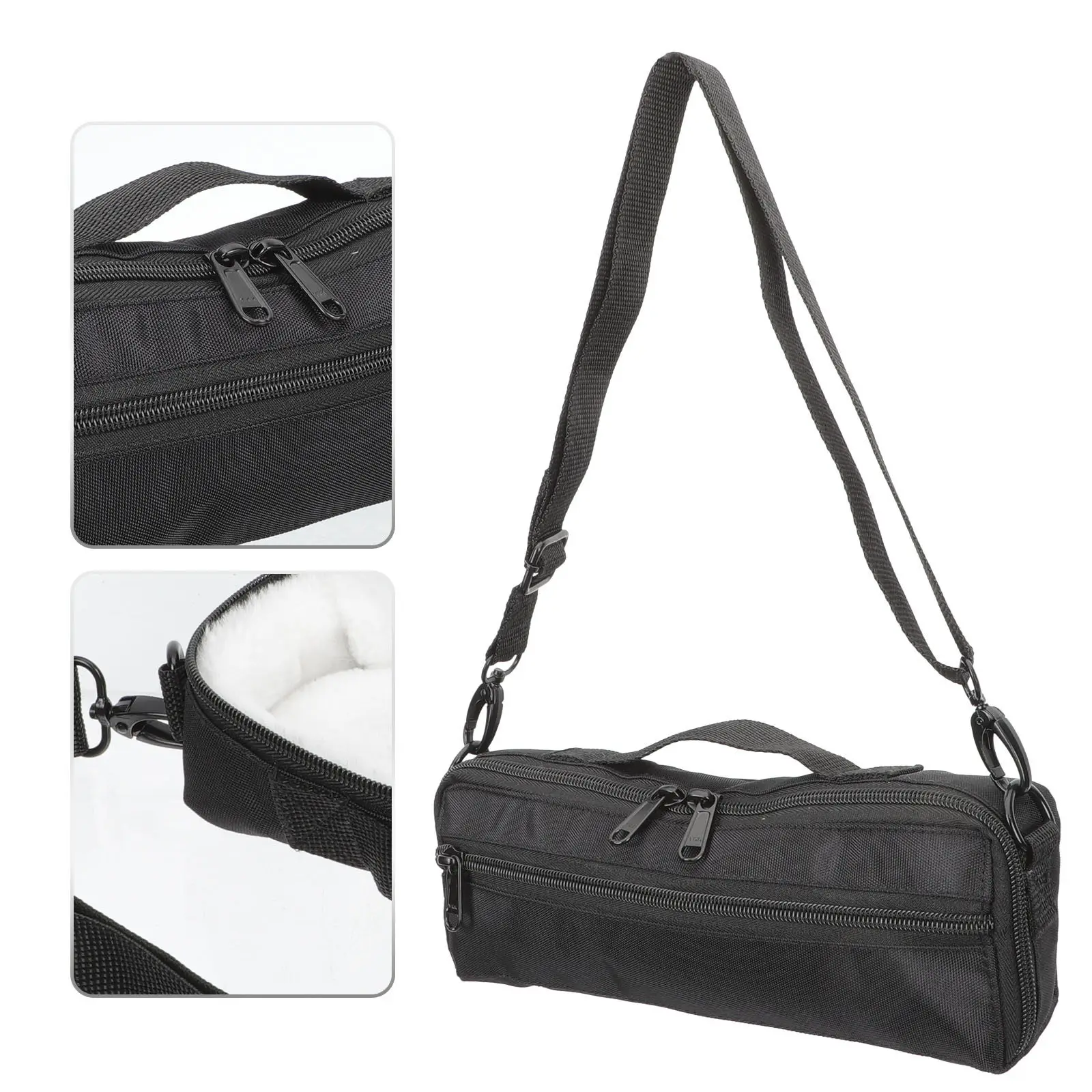 

Handheld Piccolo Carrying Bag Made of Tough Canvas Material Convenient Piccolo Pouch for on The Go Playing and Safe Storage