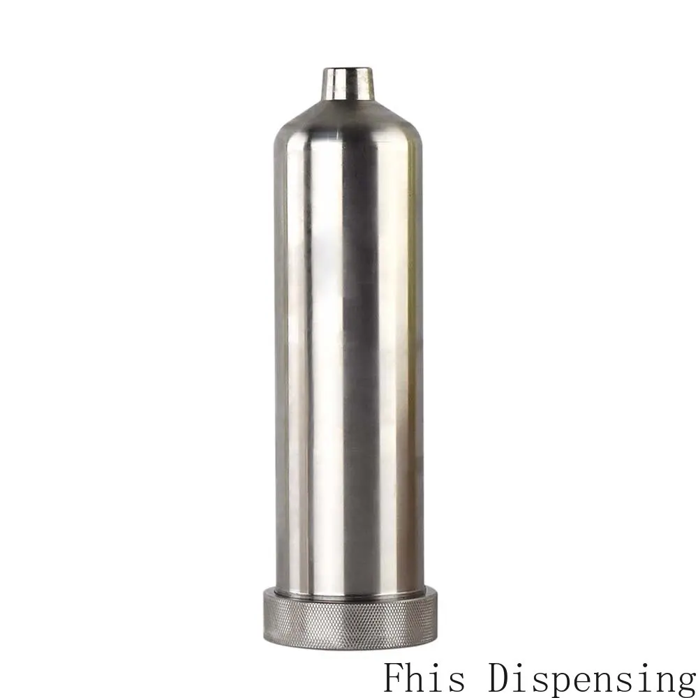 Corrosion Resistant Stainless Steel Cones 300cc Metal Dispensing Syringe Steel Cones