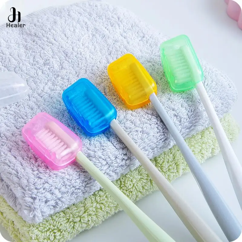 1pc Portable Toothbrush Head Cover Case For Travel Hiking Camping Toothbrush Box Brush Cap Case For Trip Bathroom Accessory