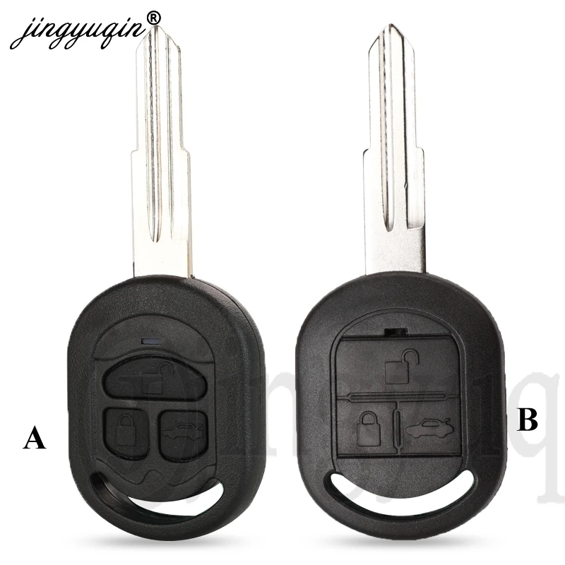

Корпус ключа Jingyuqin для Chevrolet Excelle HRV, заготовка ключа с необработанным лезвием, чехол для дистанционного ключа для Buick 2003-2007