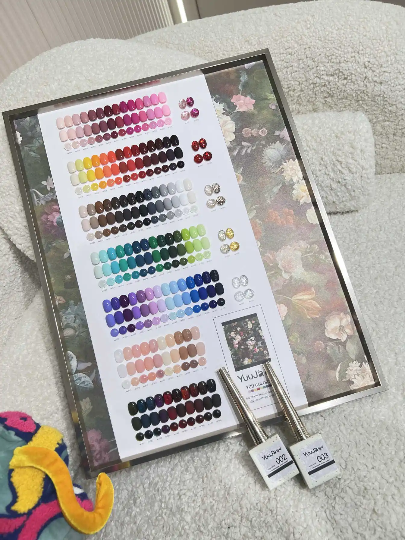 YuuJa ラメネイルカラー24色 YUUJA Multicolor 100 Colors Nail Gel Set 2025 New Hot Sale Spring