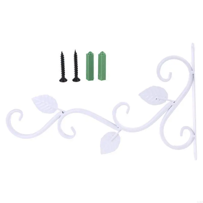 62KD European Wall Hanging Flower Pot Support Bracket Hook Iron Hanger Decor