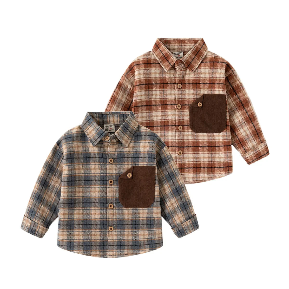 Fashon Boys Shirts Trendy Toddler Kids Tops Outfits Spring Children's Clothes