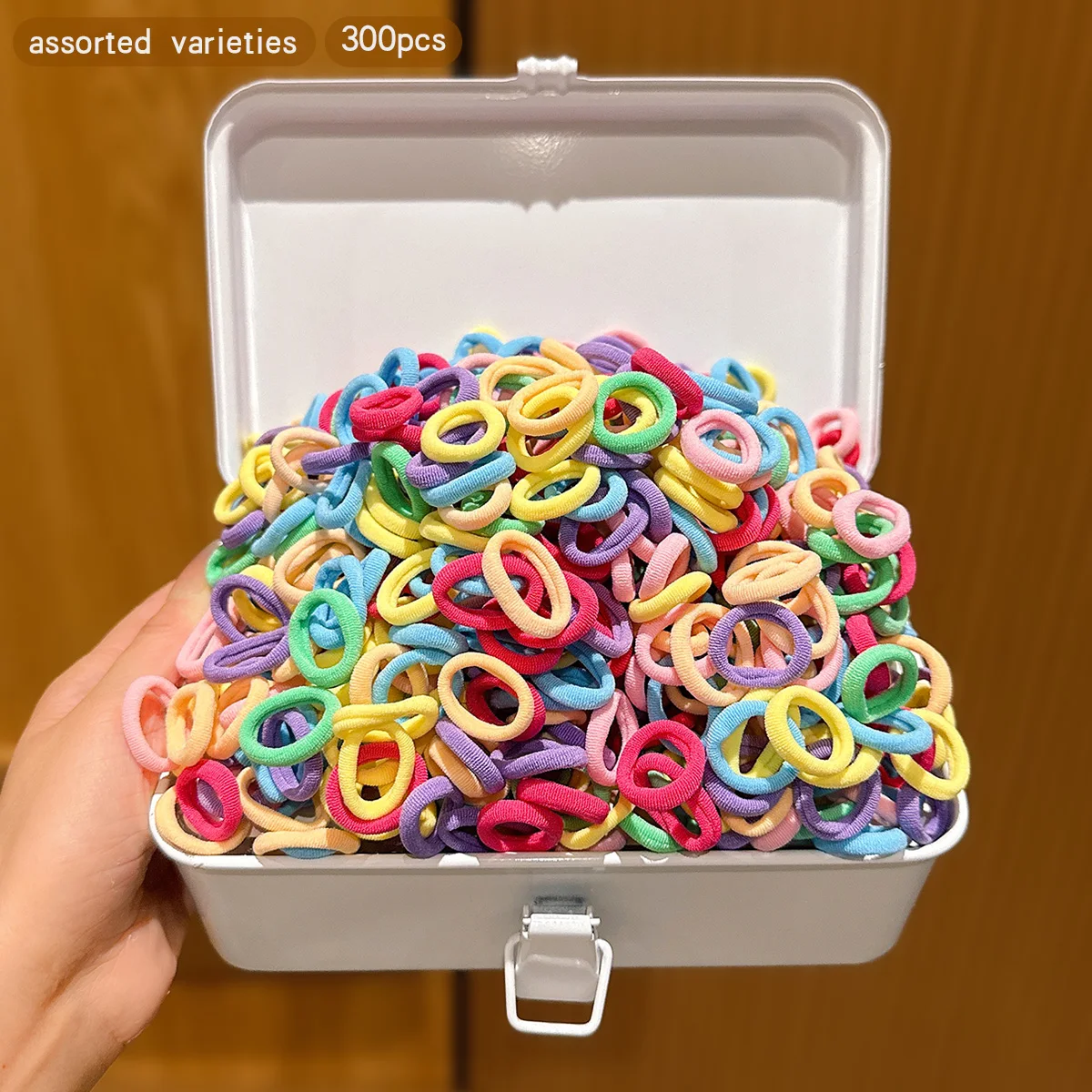 Women'S Affordable Accessories - 300 Random Color Elastic Bands, Simple