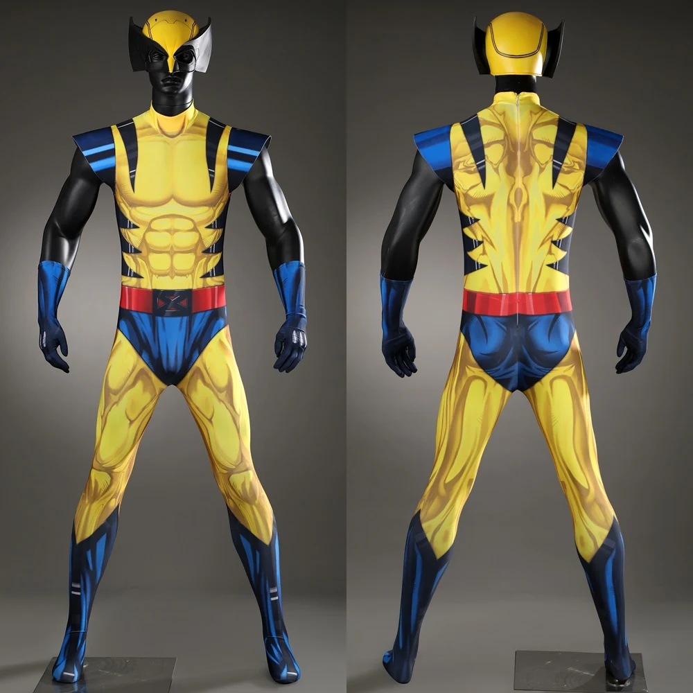 X-Men '97 Wolverine Costume men's Cosplay Suit fullset outfit James 