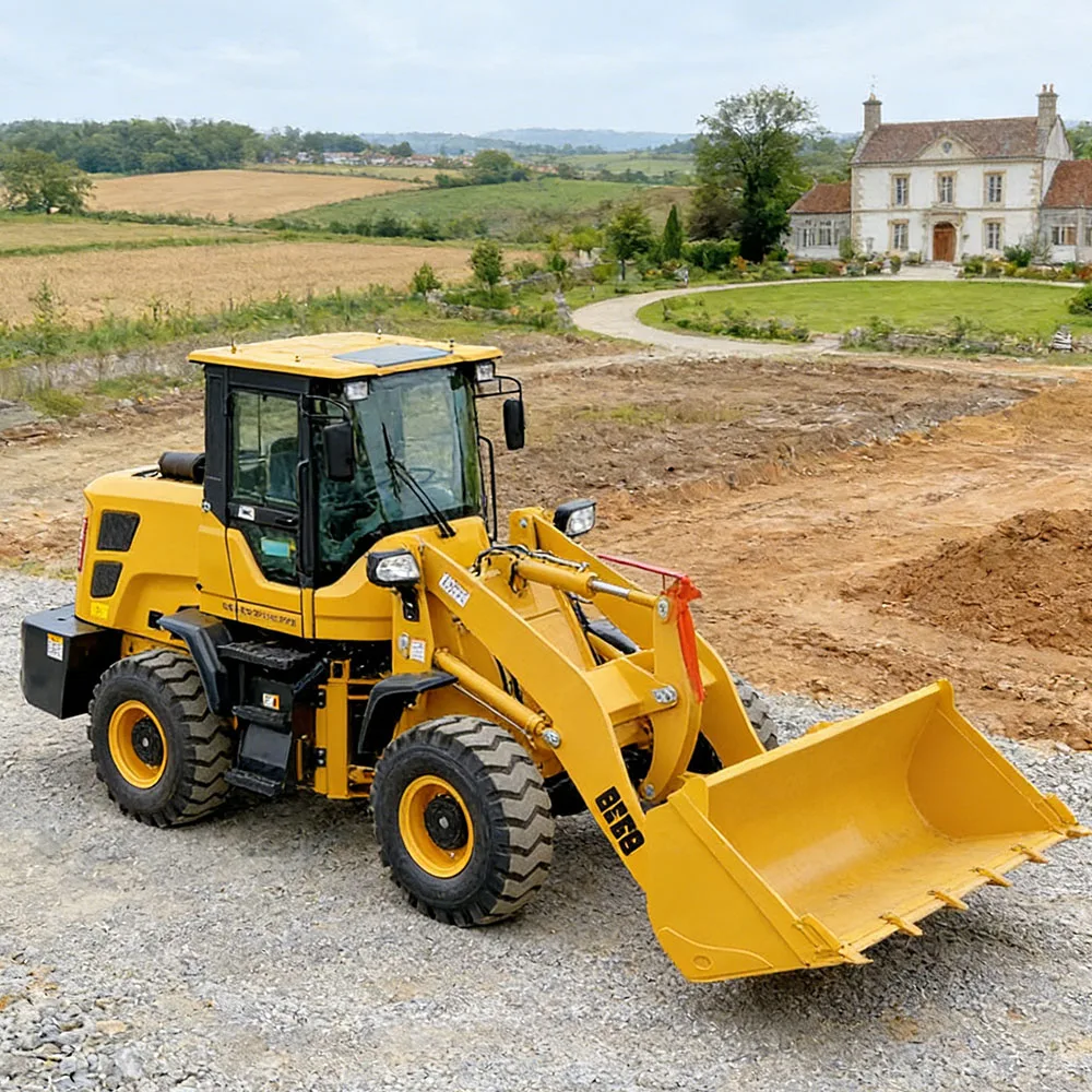 Euro 5 Diesel Wheel Loader 2Ton 3Ton 4Ton 5Ton Small Loaders Factory Price by Chinese Brands for Construction And Agriculture